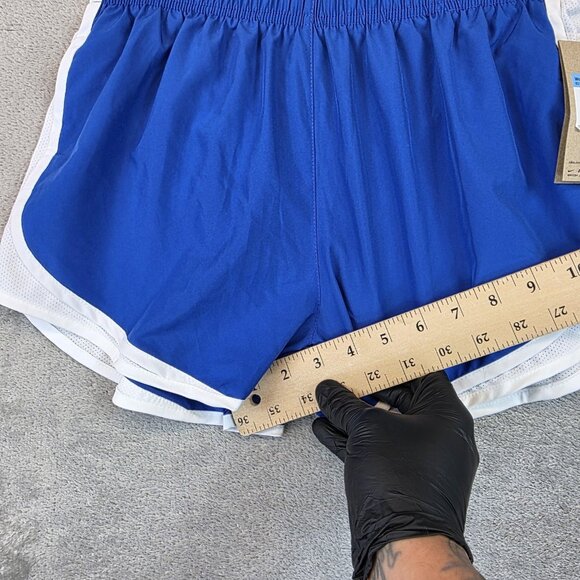 Nike Running Shorts Womens Medium Blue White Dri-FIT Tempo Mesh Lined 831558-480 - Picture 5 of 10